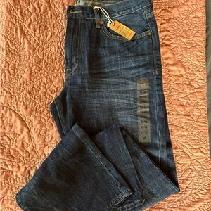 Vintage American Eagle Outfitters Dark Blue Straight Jeans New With Tags never